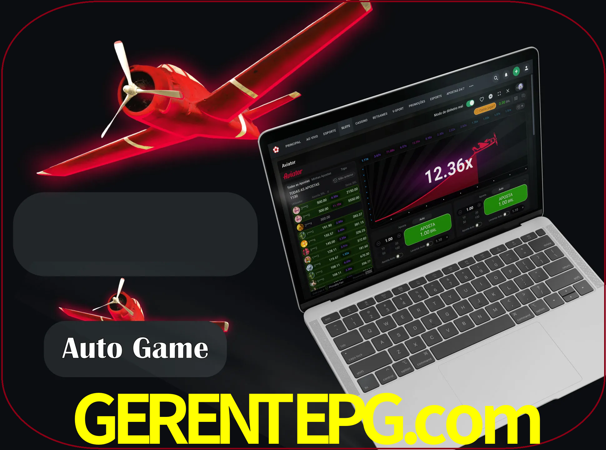 No modo automático, os jogos apostam e sacam seu dinheiro automaticamente.