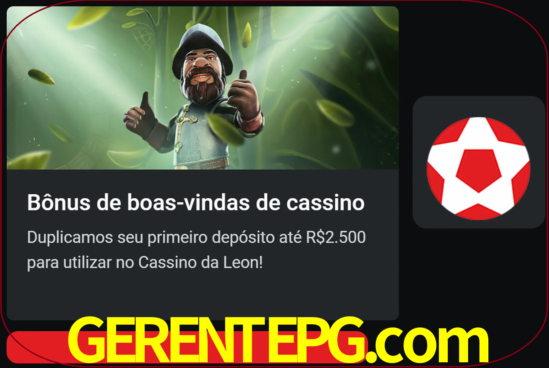 Receba seu dinheiro do bônus de boas-vindas após o primeiro depósito.