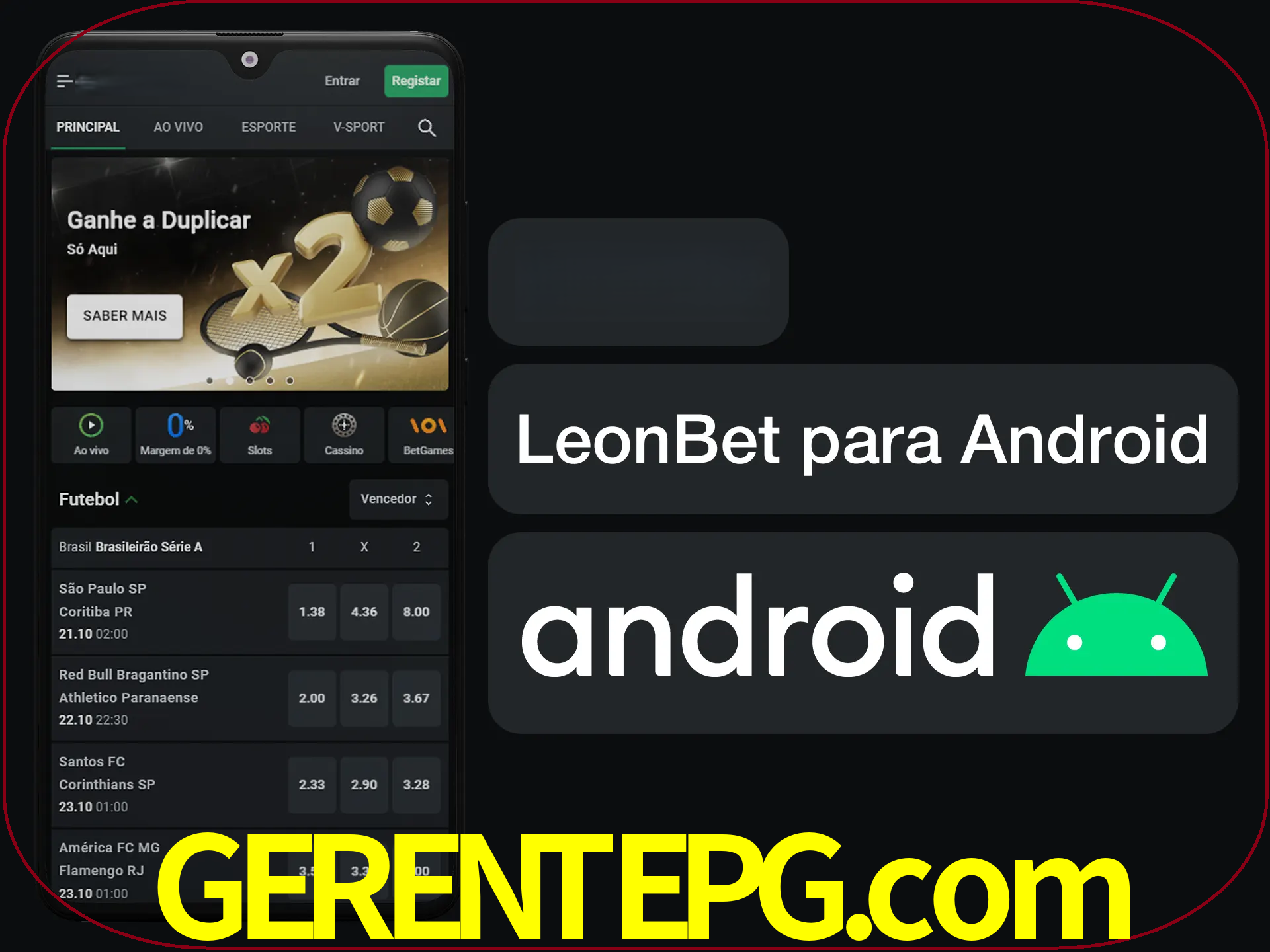 Adquira sua versão poket de LeonBet.