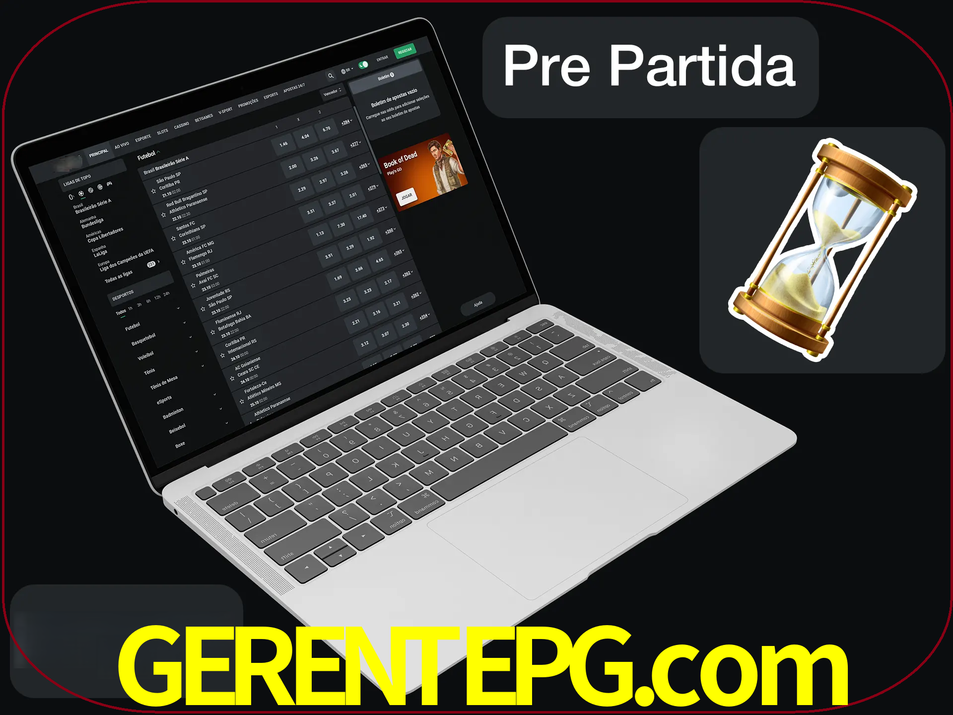 Fazer apostas em partidas futuras.
