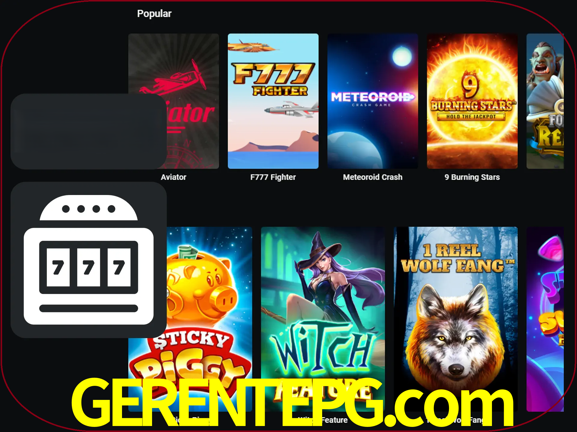 Gire seus slots de dinheiro favoritos.