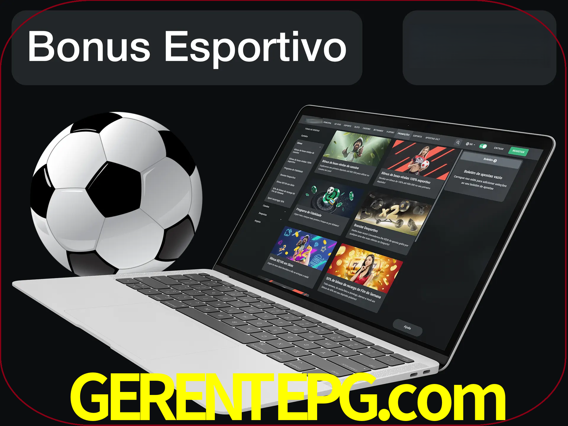 Antes de começar a apostar, use o bônus esportivo.